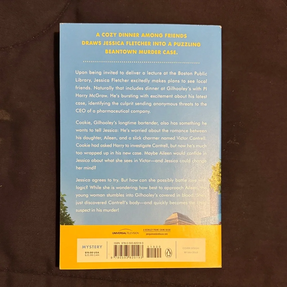 Murder She Wrote: A Body in Boston Book - Picture 2 of 2